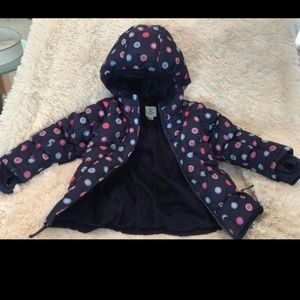 Lands End Toddler Girls Winter Coat - Size 3